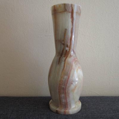 Onyx Vase - Höhe: 21cm - Onyx Marmor - schwer - thumb