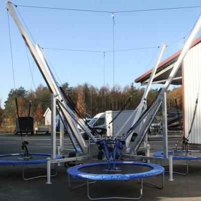 Bungee Trampolin Anlage  4 Sprungplätze neu - thumb