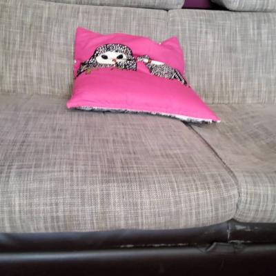 Eckcouch mit Bettfunktion zu verschenken - thumb