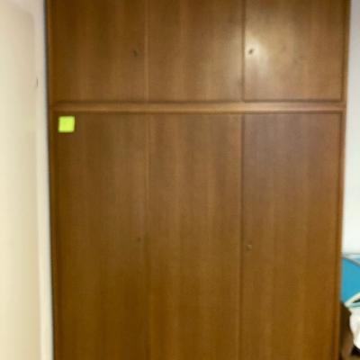 3 große Kleiderschränke 60-70er Vintage - thumb