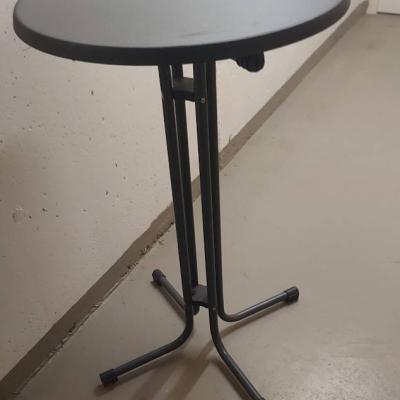 Stehtisch - Ø 70 cm - klappbar - Farbe anthrazit - thumb