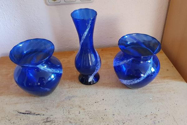 Vasen SET blau