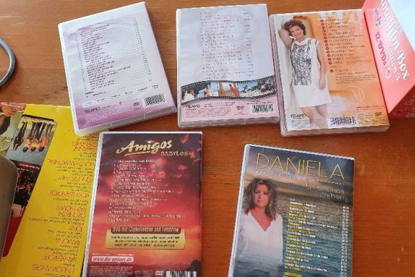 DVD Sammlung Amigos, Andreas Jürgens, Monika Martin, Daniela Alfinito