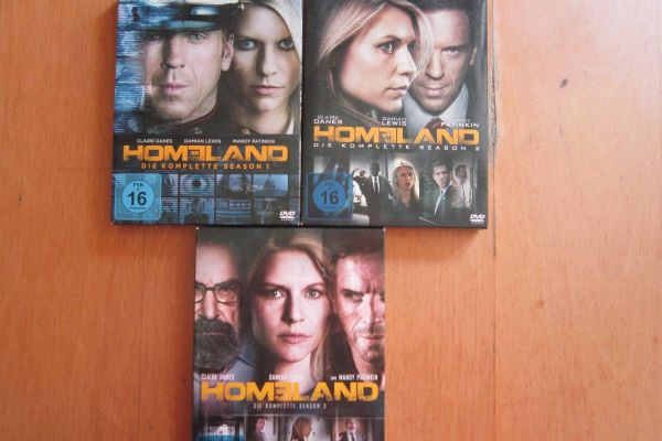 Homeland - Staffel 1+2+3 - Dvd
