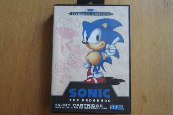 Sonic - The Hedgehog - Sega Mega Drive Spiel + Beschreibung
