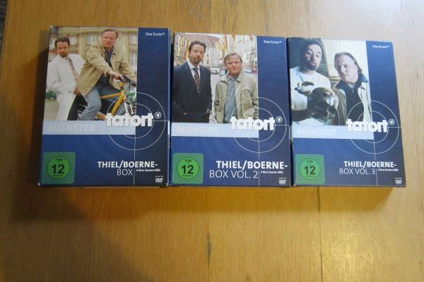 Tatort Thiel/ Boerne Box 1+2+3  -Dvd´s