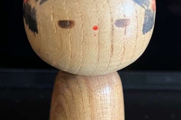Kokeshi-Puppe aus Holz, aus dem Jahr 1974