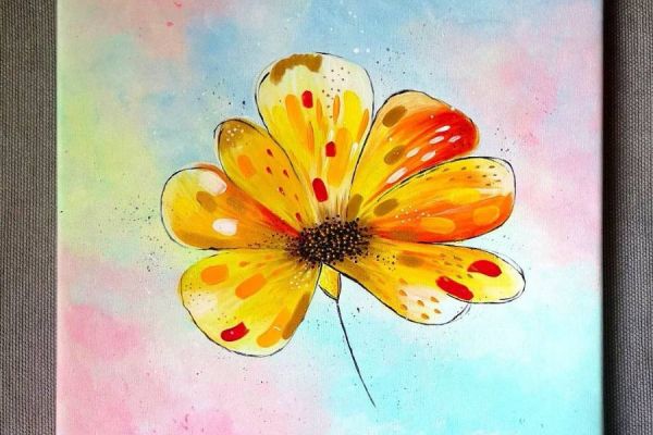 Acrylbild auf Leinwand