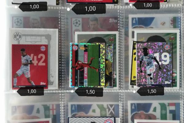 FC Bayern, Borussia Dortmund, RB Salzburg Sticker Topps