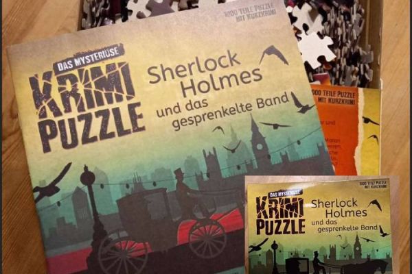 Puzzle/ Spiel: Krimi-Puzzle "Sherlock Holmes"