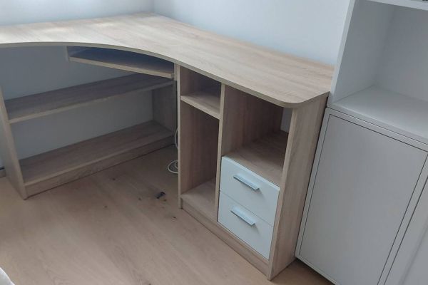 ECKSCHREIBTISCH 95 x 140 78 cm Hoch