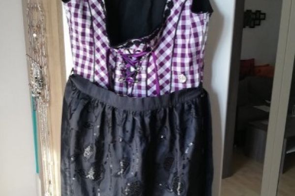 Dirndl Größe 40 mit Bluse und Schürze von Marjo