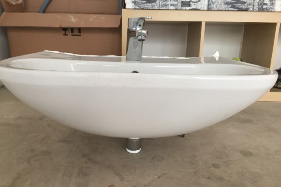 Waschbecken mit Armatur Salzburg 100575 Möbel