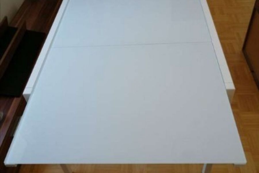 Tisch mit Glasplatte ausziehbar / € 80,- - Bild 2