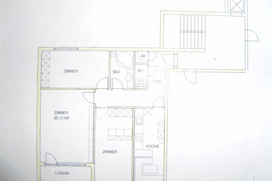 Ruhige West-Loggia-Wohnung 3 Zimmer mit Parkblick in Hietzing zu mieten - Bild 1
