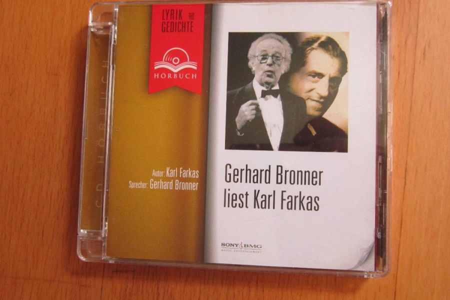 Gerhard Bronner liest Karl Farkas - Hörbuch CD - Bild 1