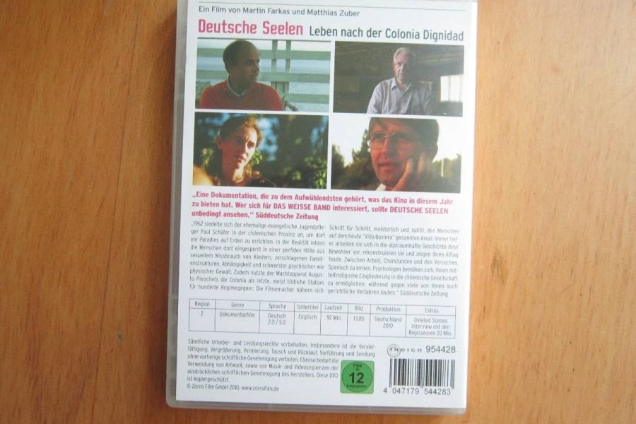 Deutsche Seelen - Leben nch der Colonia Dignidad - Doku - Dvd - Bild 2