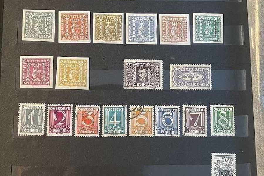 Briefmarken Österreich 1921 - 1976 - Bild 2