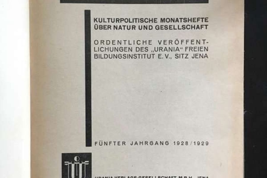 Urania. Kulturpolitische Monatshefte 1928/29 - Bild 2