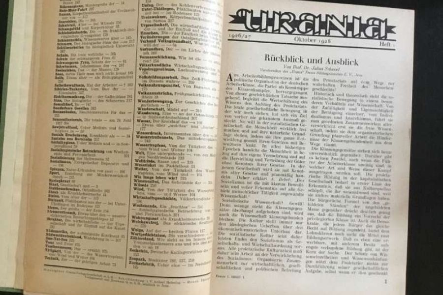 Urania. Kulturpolitische Monatshefte 1926/27 - Bild 3
