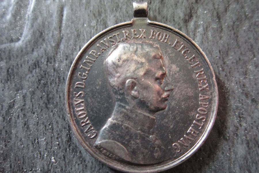 Tapferkeitsmedaille - 1. Wk - Original - Silber - Österreich - Bild 1