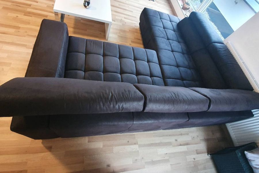 Couch in schwarz neuwertig - Bild 2