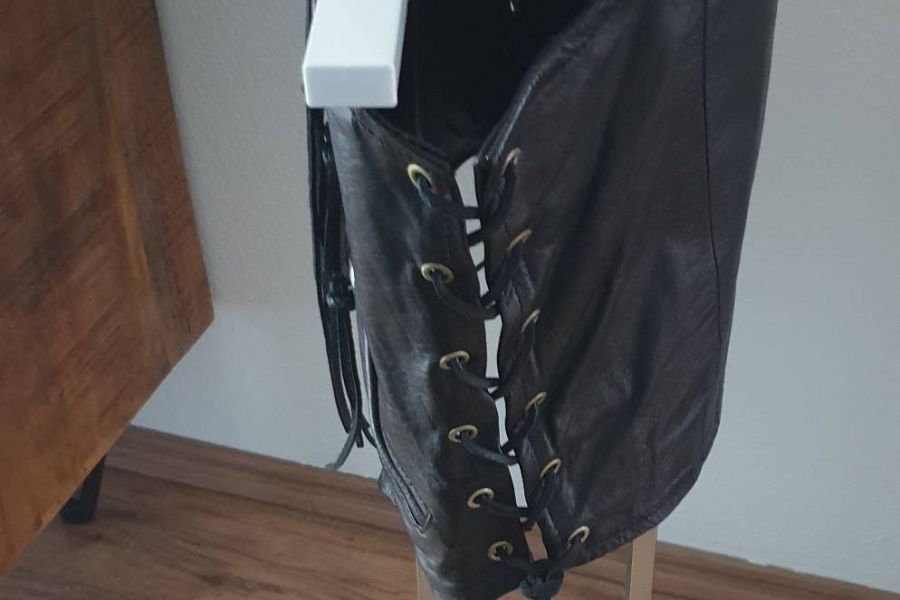 Biker Leder Weste Größe M aus Rinderleder - Bild 4
