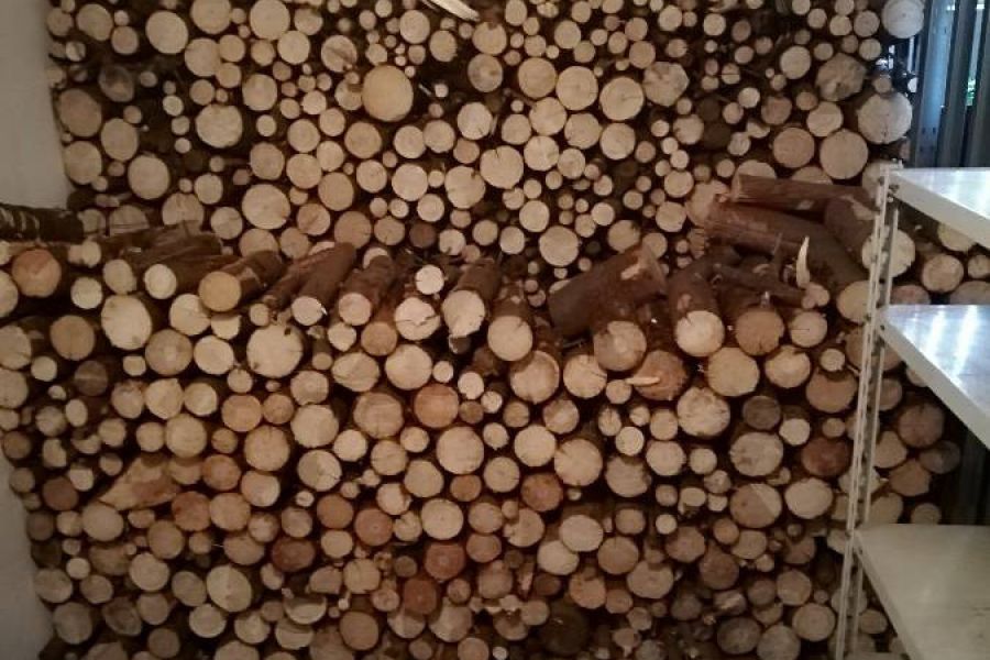 Brennholz Fichtenholz 4m³   30cm bis 50cm lang - Bild 1