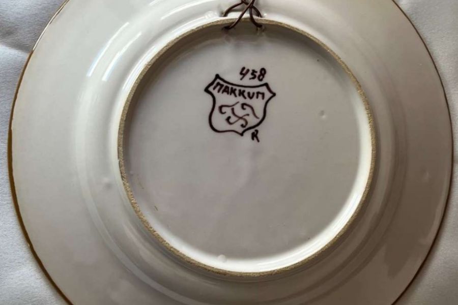 Design Porzellan Teller, original Makkum Niederlande, Nr. 458 - Bild 2