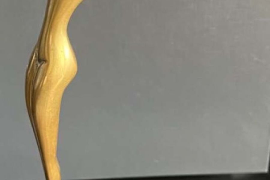 Statue einer Frau, Messing - Bild 1