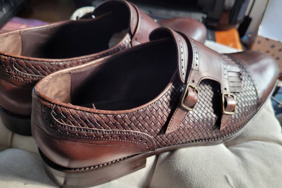 Wunderschöne Herrenschuhe Leder Massimo Dutti, - Bild 2