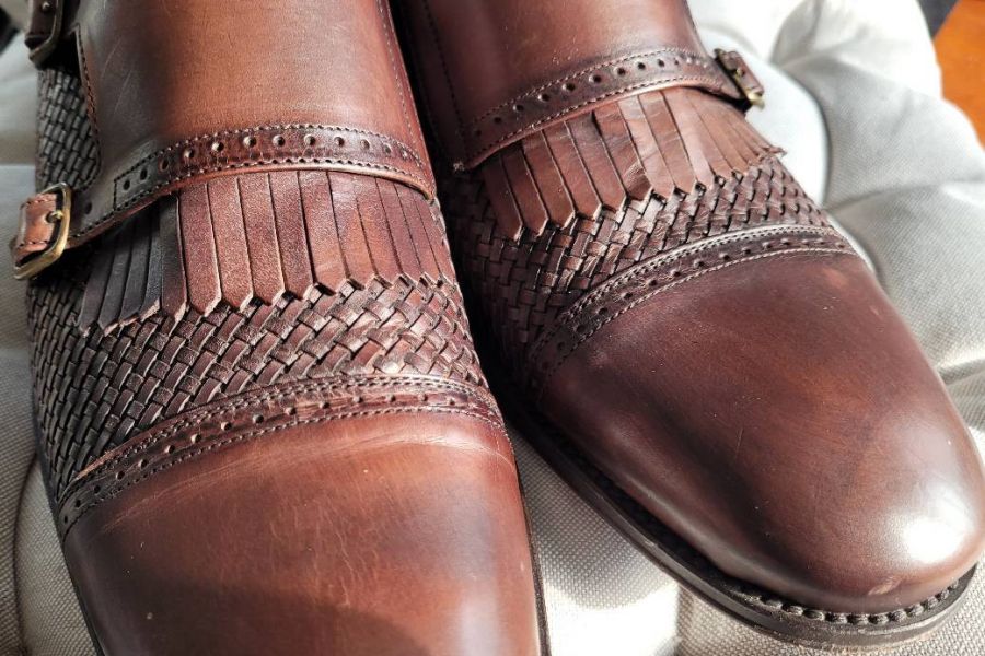 Wunderschöne Herrenschuhe Leder Massimo Dutti, - Bild 4