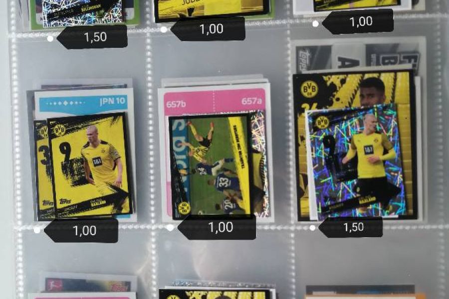 FC Bayern, Borussia Dortmund, RB Salzburg Sticker Topps - Bild 4