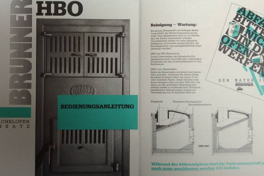 Kachelofen-Heizeinsatz HBO1 von Brunner - Bild 1