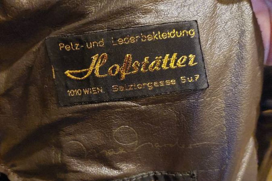 Herrenmantel "Hofstätter" , Gr. 52, Leder, Wintermantel - Bild 1
