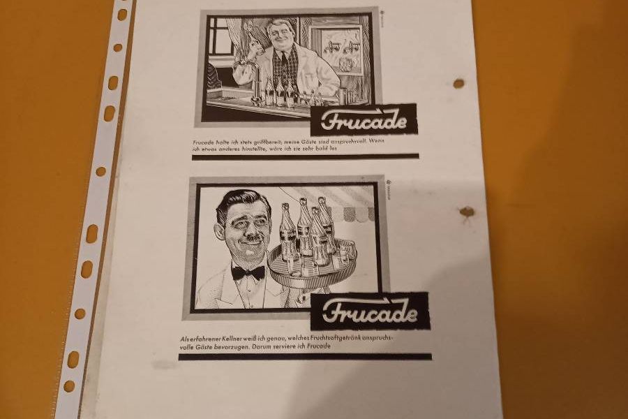 Alte Reklame aus Papier - Bild 2