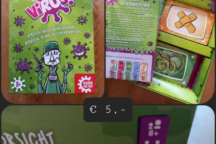 Brett/Kartenspiel: Virus! - Bild 1