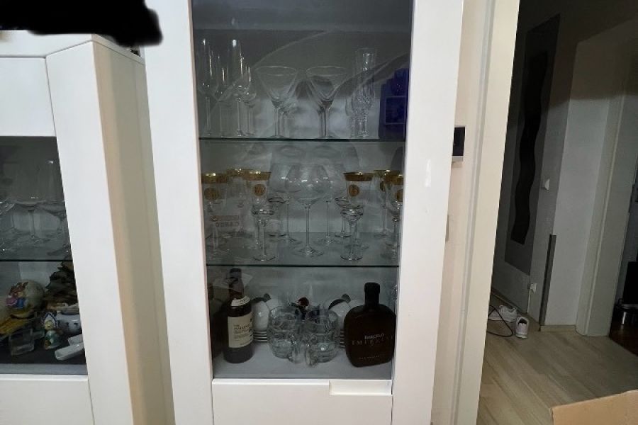 Wohnwand in Glänzendem Weiß - Bild 4