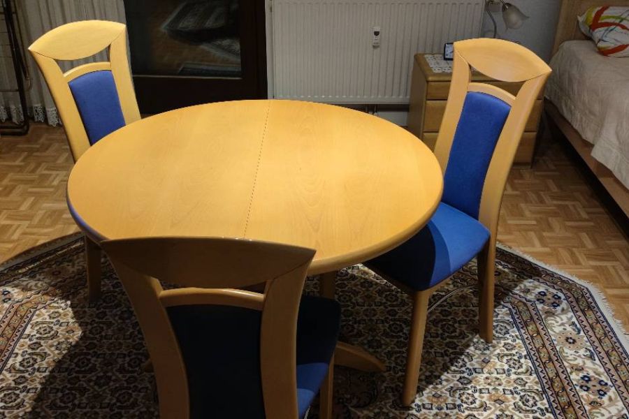 EssTisch rund mit 3 Sessel - Bild 2