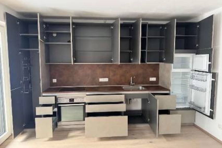 Moderne Olina-Einbauküche in Betonoptik - Bild 4